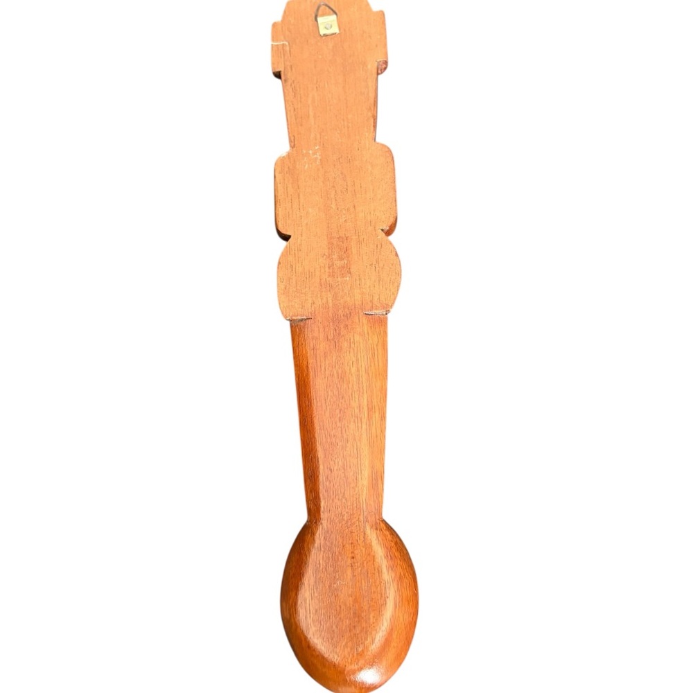 12" Hand-Carved Bolivian Wooden Tiki Spoon Wall Decor -‎ Unique Folk Art - Picture 2 of 2